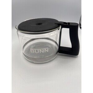 BUNN 10 Cup Glass Coffee Carafe Replacement Pot Black Lid Handle